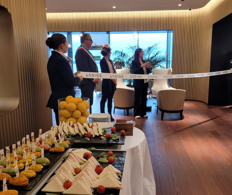 Inaugurazione della Catullo Lounge by Aspire all'Aeroporto di Verona